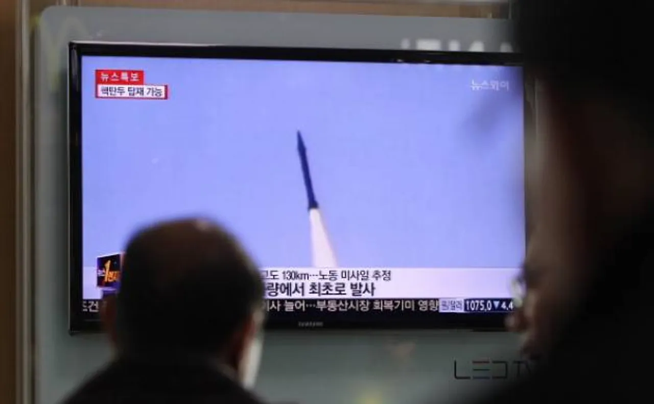 North Korea fires ballistic missile in challenge to new US administration under Trump