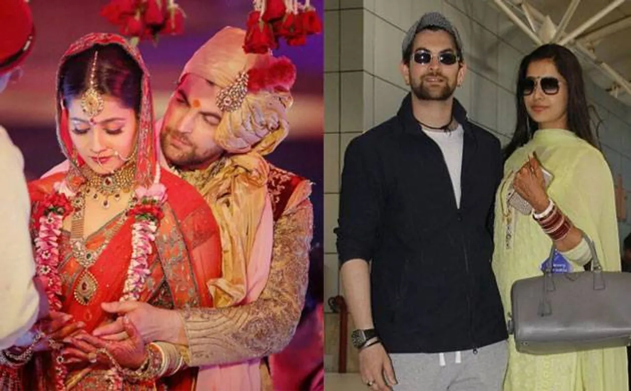 Check out Neil Nitin Mukesh-Rukmini Sahay's make first appearance post their royal wedding (see pic)