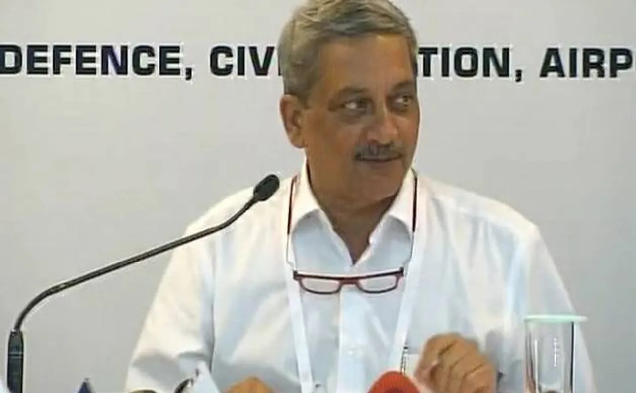 Defence Minister Parrikar unveils model of HAL's multi-role chopper