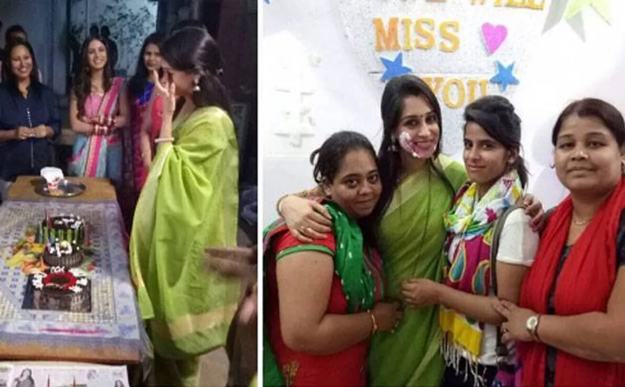 'Sasural Simar Ka': Dipika Kakar aka Simar quits show, gets emotional on last day of shoot (see pics)
