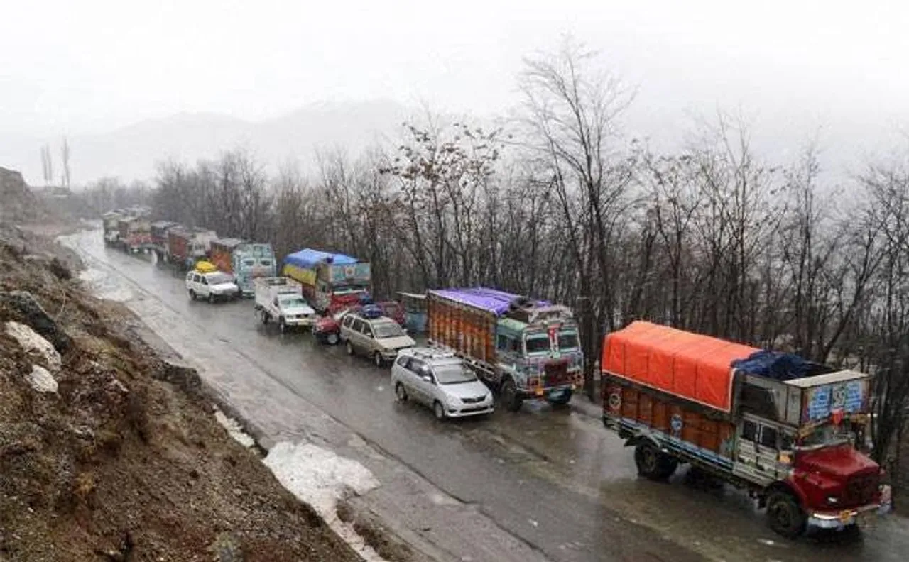 Srinagar-Jammu National Highway closed due to landslides