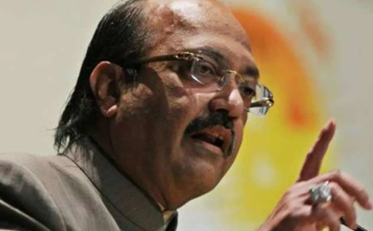 Samajwadi party family feud is programmed drama, says Amar Singh