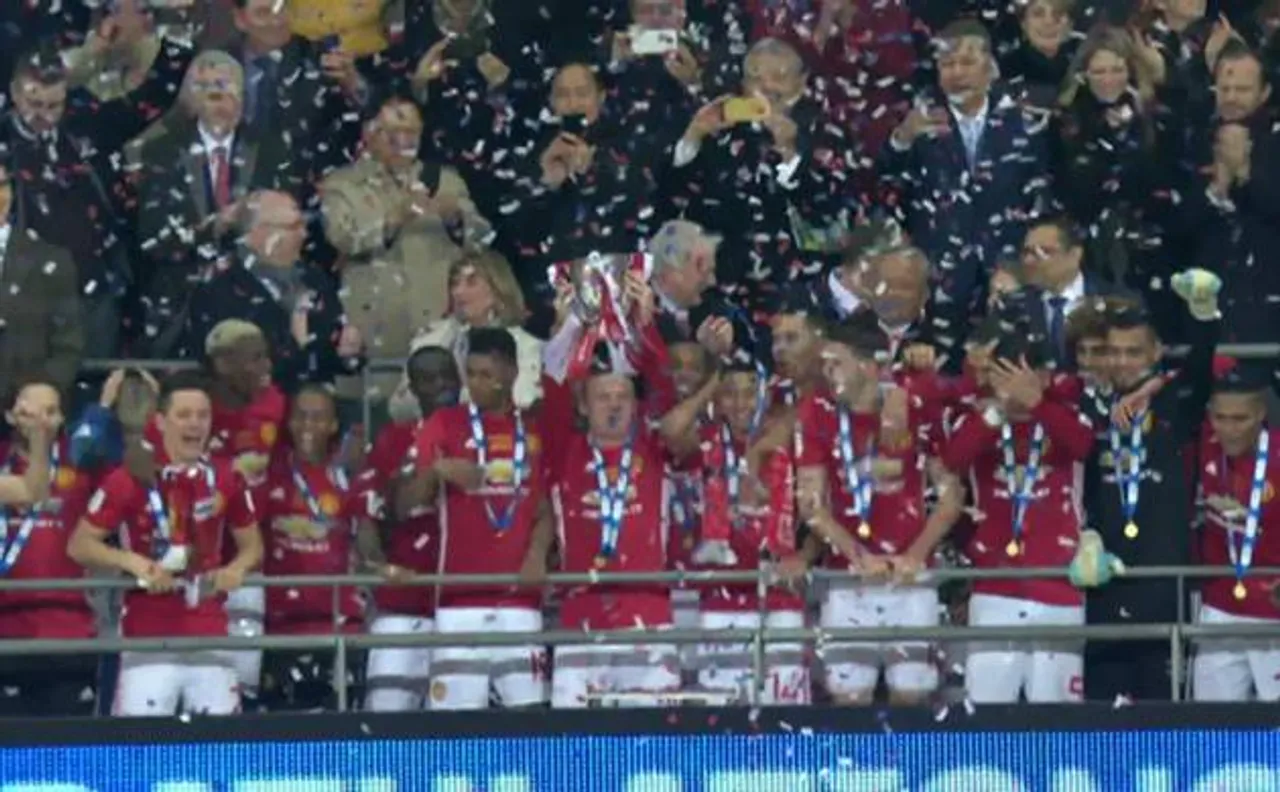 Zlatan Ibrahimovic brace inspires Manchester United to EFL cup victory