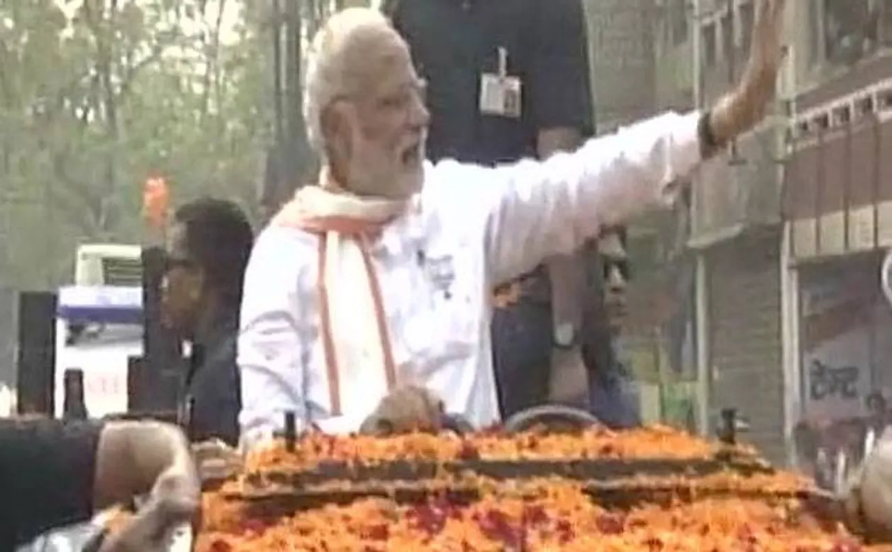 PM Modi roadshow in Varanasi: EC seeks report from DM after Cong raises objection