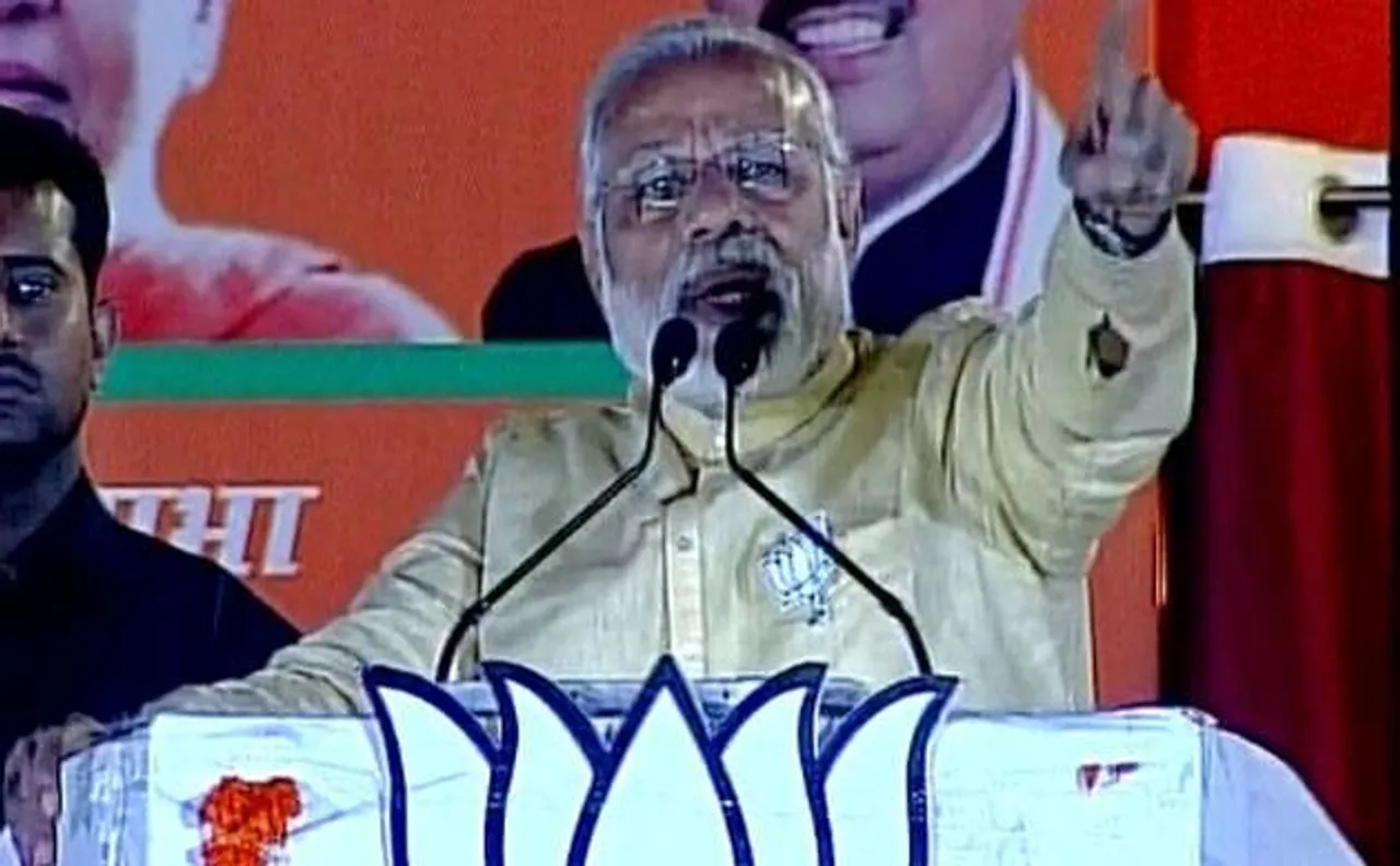 Akhilesh, Rahul believe in development of few, says PM Narendra Modi in Varanasi