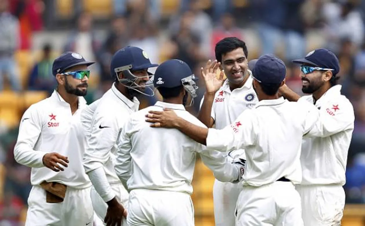 As it happened: India win Bengaluru Test by 75 runs, Aus lose final 6 wickets for 11 runs; 4-match Test series levelled