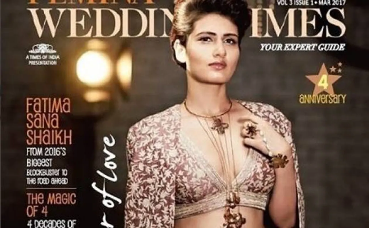 â€˜Dangalâ€™ girl Fatima Sana Sheikh sizzles on cover page of Femina Wedding Times