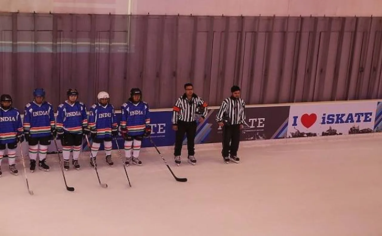 Indian Women's Ice Hockey team registers first ever international win, beats Philippines by 4-3