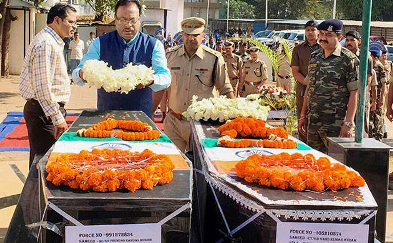 Two Sukma martyrs' bodies flown to Nagpur
