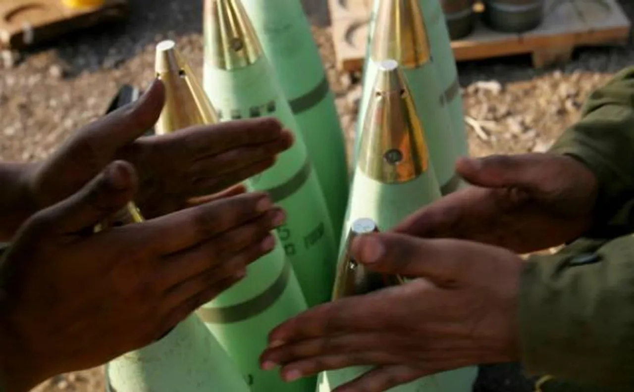 Anti-aircraft missiles launched from Syria into Israeli-controlled territory 