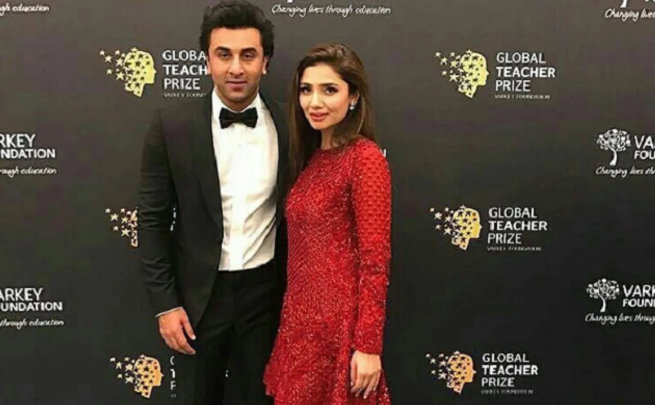 Watch viral video | Mahira Khan spotted pleading with Ranbir Kapoor at award show backstage