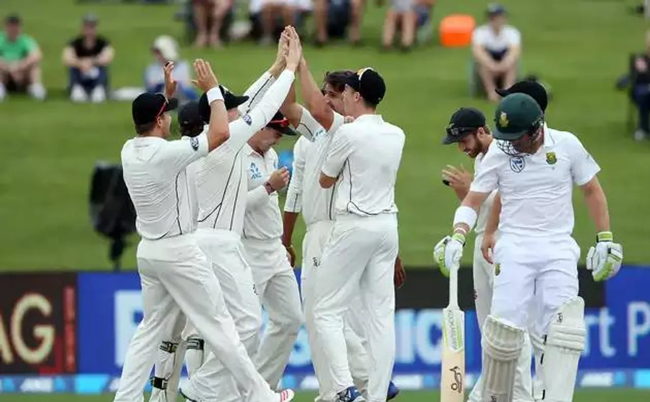 New Zealand futile DRS use aids South Africa in rain-hit Hamilton Test