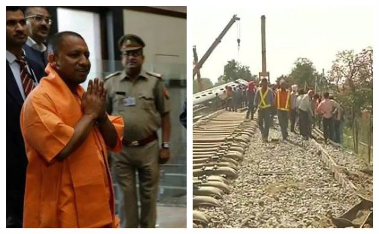 Mahakaushal Express derailment: UP CM Yogi orders probe, Railways blames crack in tracks