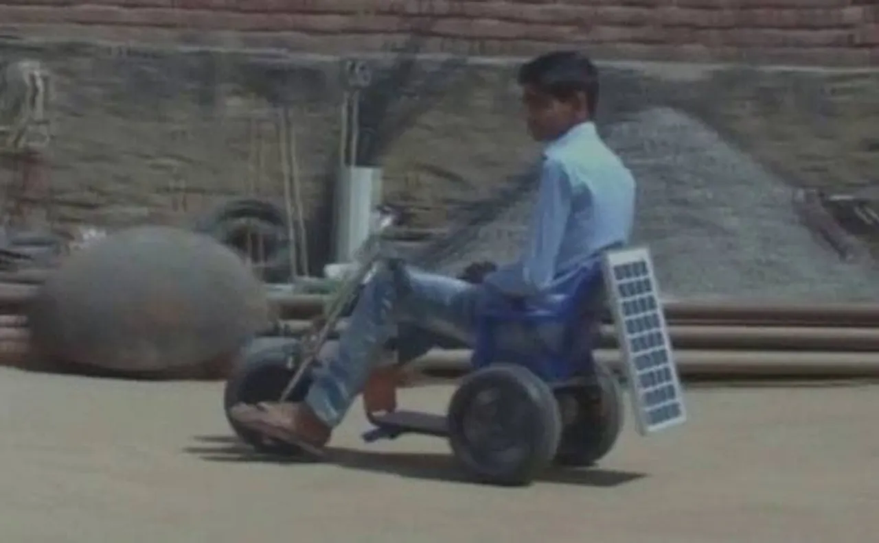 Young genius: 13-year-old Haryana boy builds solar-powered motorcycle, aims to create green car
