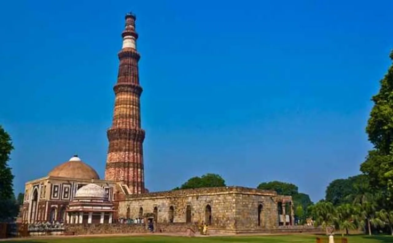 World Autism Awareness Day: Qutub Minar lit up in blue light as part of international #lightitupblue campaign 