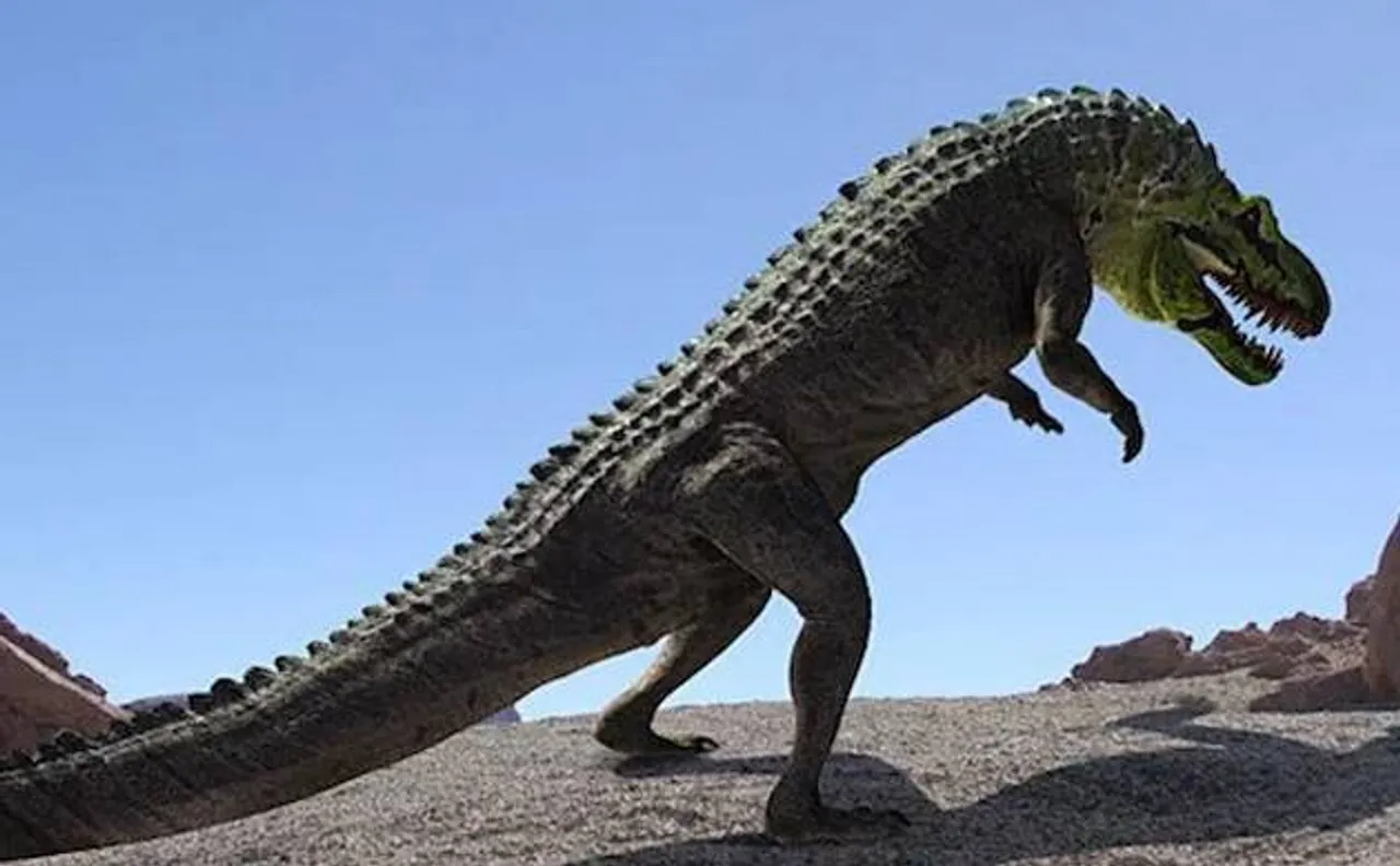 Dinosaur that resembles crocodile: Scientists discover fossils of six-foot-long giant reptile Teleocrater rhadinus
