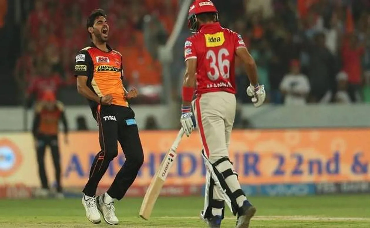 IPL 2017: Bhuvneshwar's fifer helps Sunrisers Hyderabad clinch victory against Kings XI Punjab 