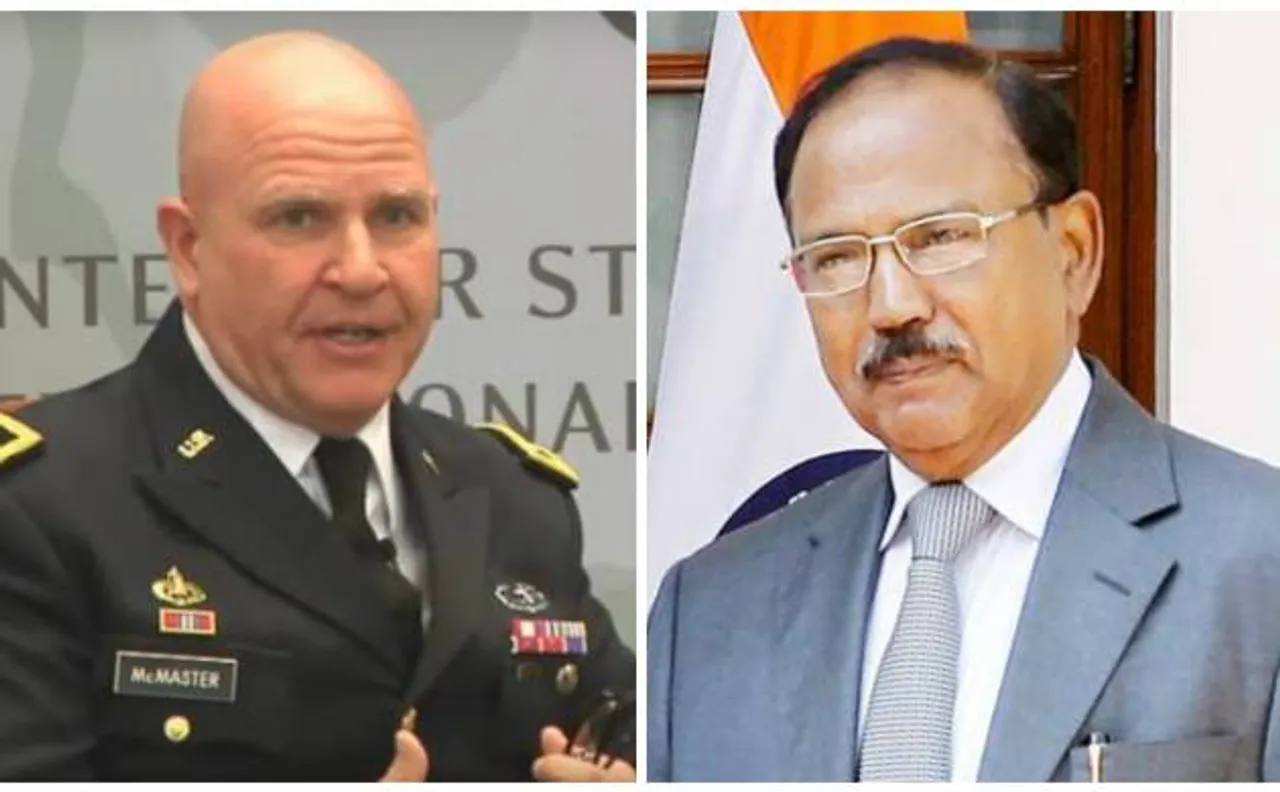 US NSA McMaster to meet his Indian counterpart Ajit Doval; Kulbhushan Jadhav, Afghanistan operations high on agenda