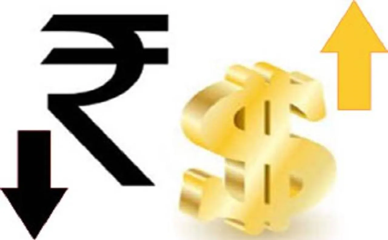 Rupee continues to fall against dollar on fund outflows