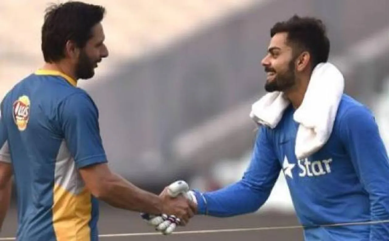 Shahid Afridi gets special retirement gift from team India 