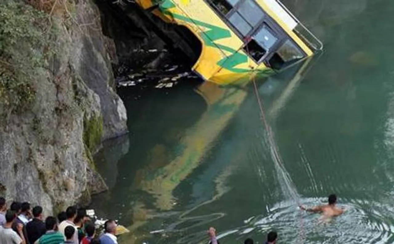 Himachal Pradesh: Bus falls into Tons river in Shimla, at least 45 dead