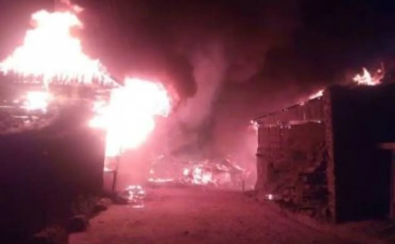 Jammu: SSB camp office, 45 shops gutted in massive fire in Bhaderwah