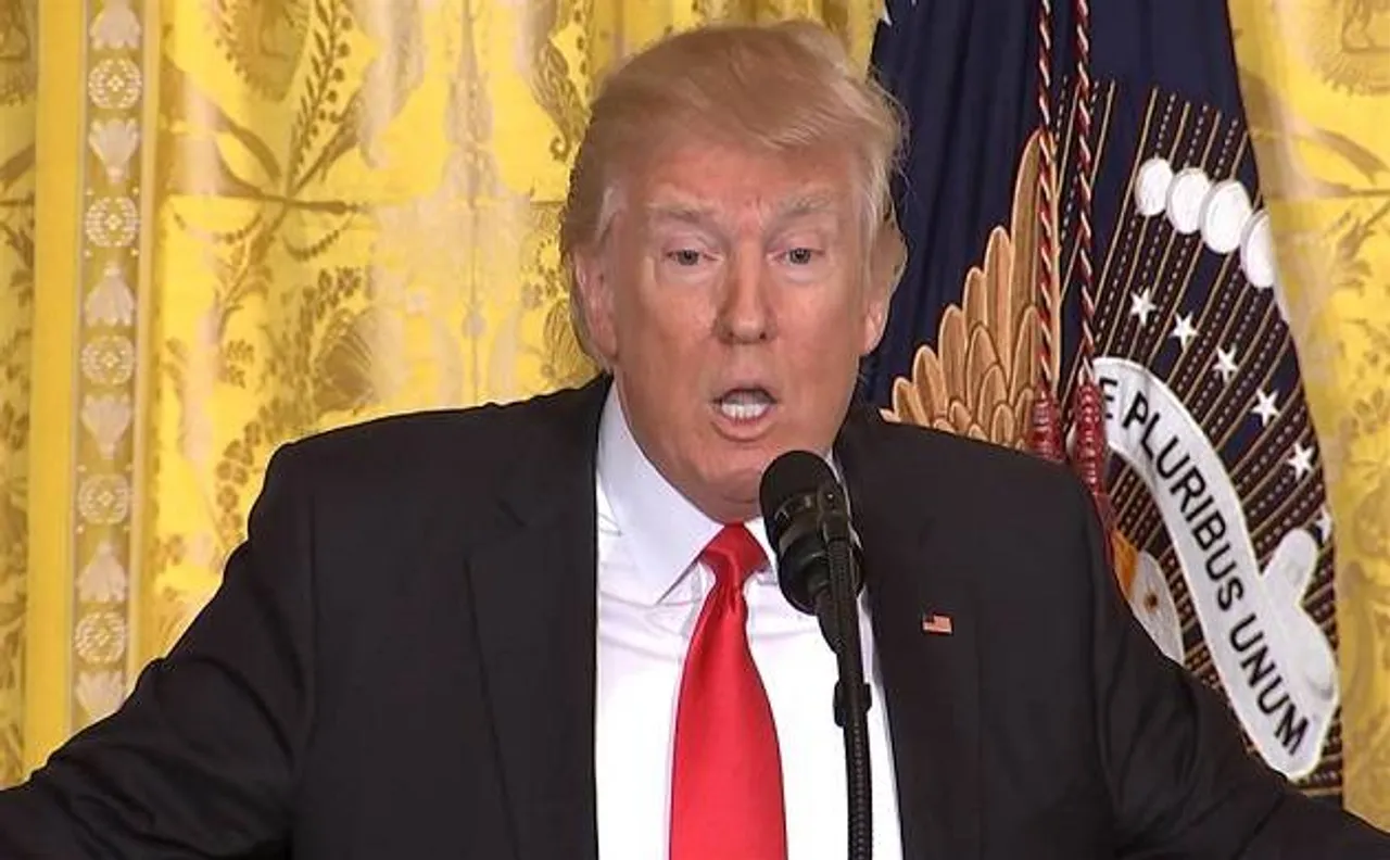 Donald Trump describes North Korea as 'menace'