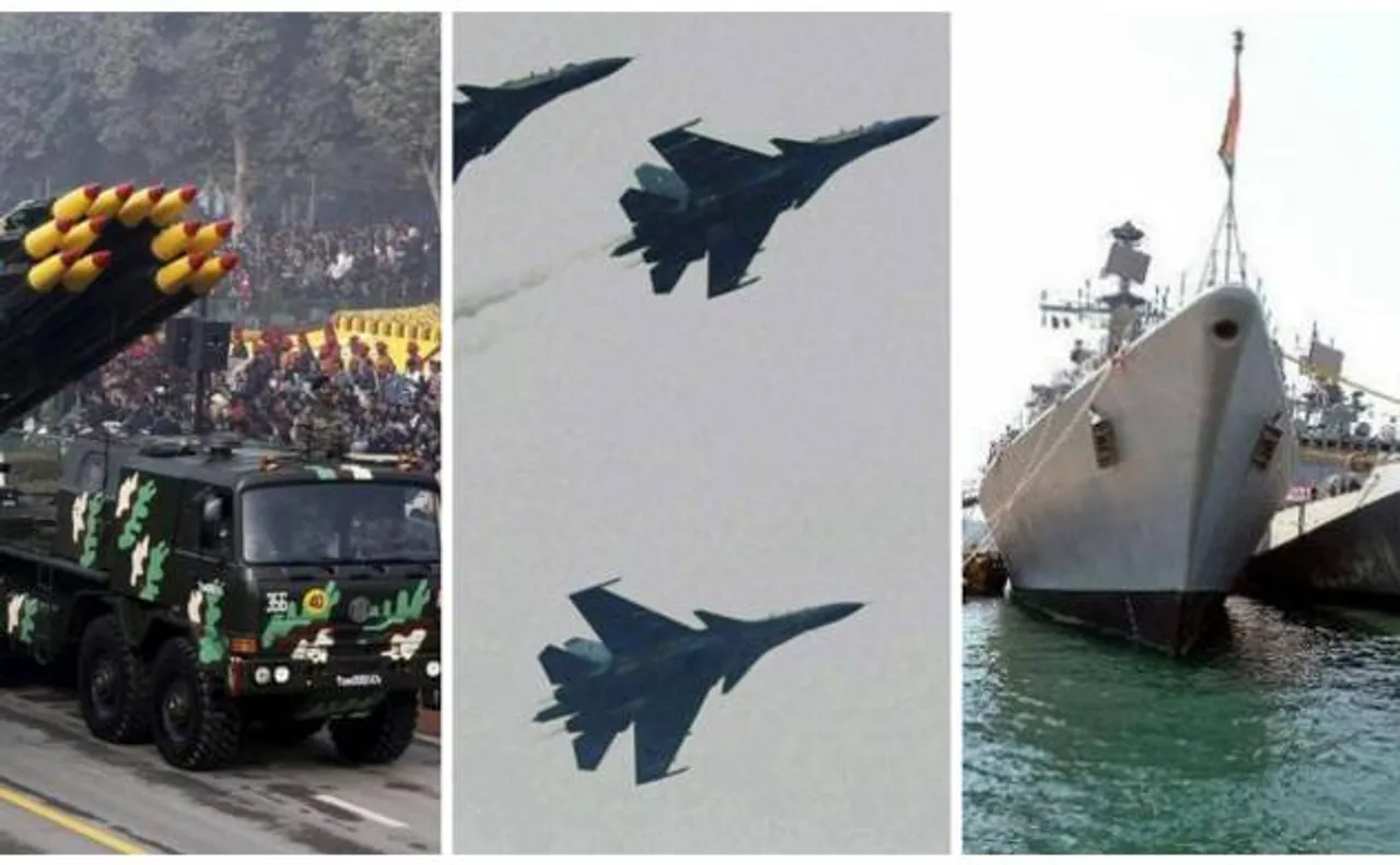 Joint doctrine for deeper synergies among army, navy and air force unveiled to deal with proxy war in Kashmir, Naxalism