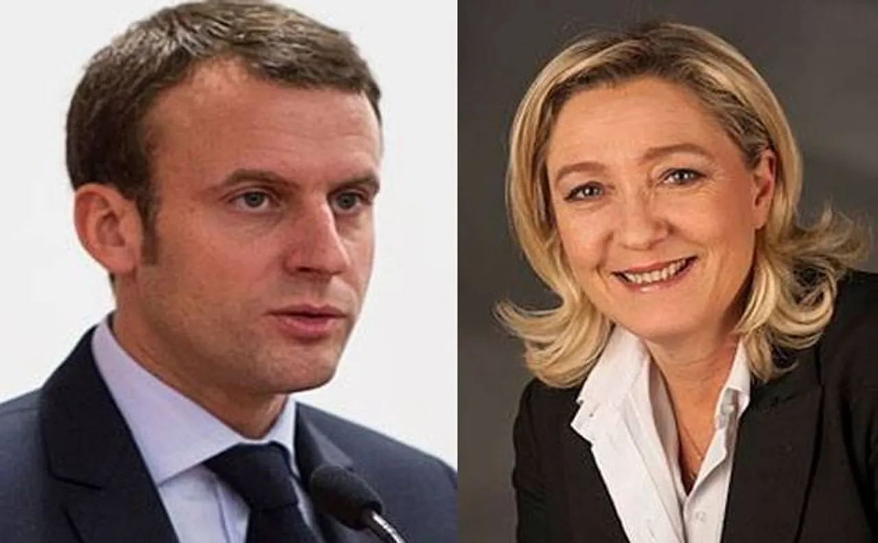 Franceâ€™s presidential election: Macron leads round one at 24.01%, leaves Pen behind by considerable margin