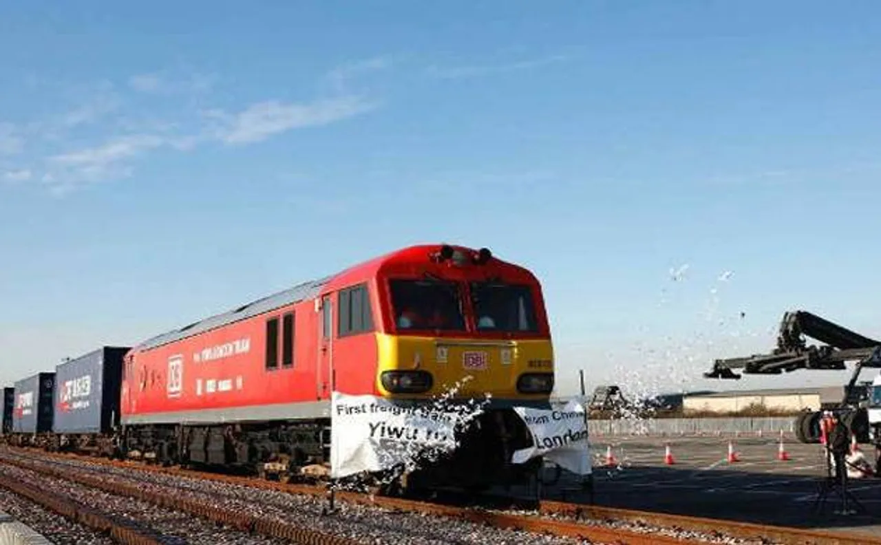 First direct freight train from London to China completes 12,000 km journey