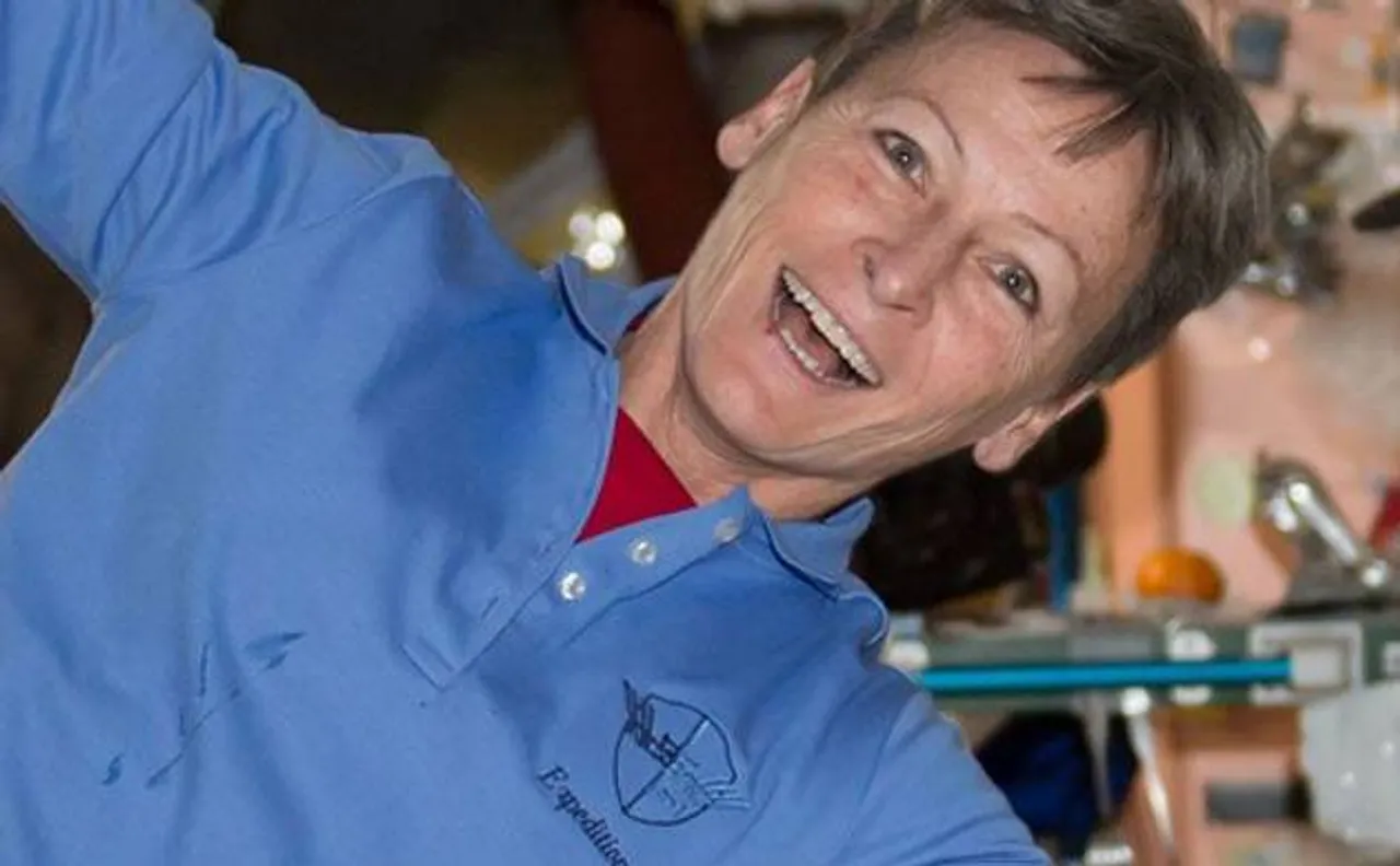 Peggy Whitson spends 666 days in space over the course of three missions, breaks record