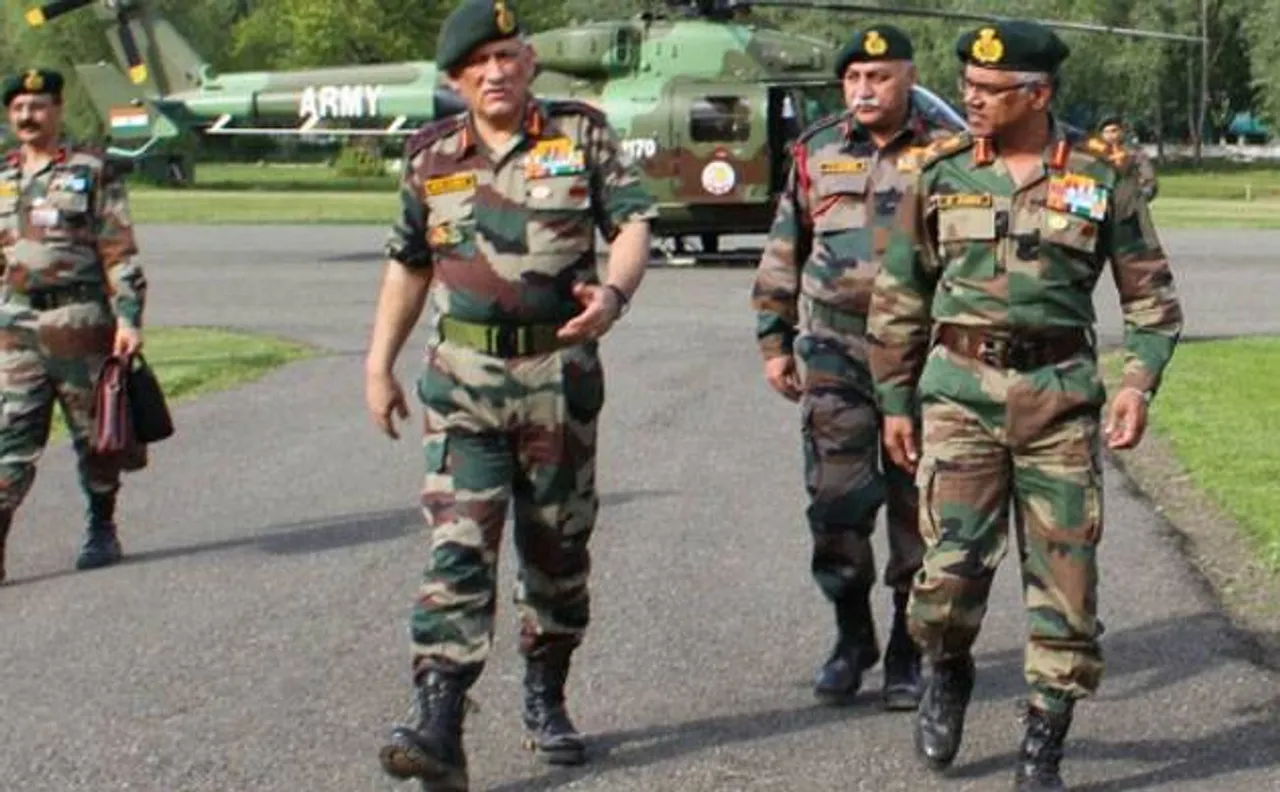 General Bipin Rawat visits Kashmir; takes stock of security measures in valley