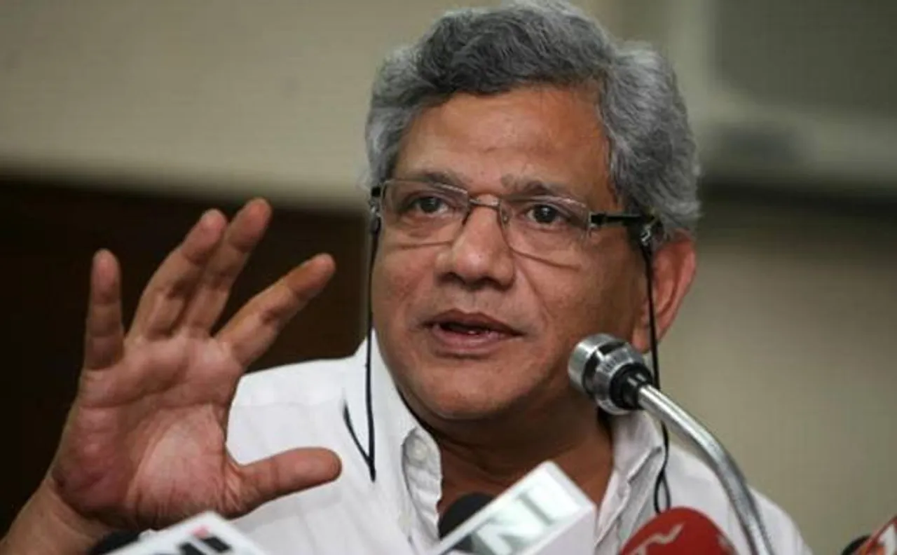 Sitaram Yechury meets Odisha Chief Minister Naveen Patnaik to discuss upon presidential polls