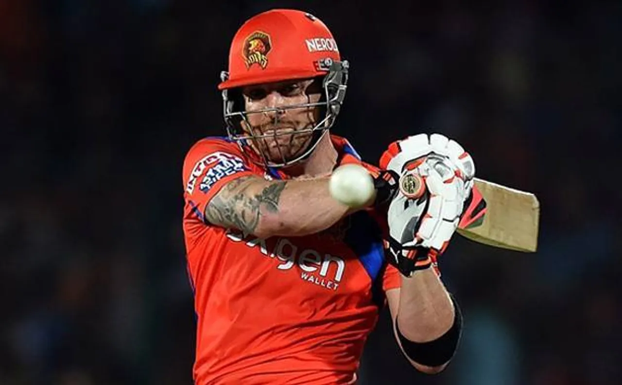 IPL 2017: Gujarat Lion's Brendon McCullum out of remaining matches due to hamstring injury