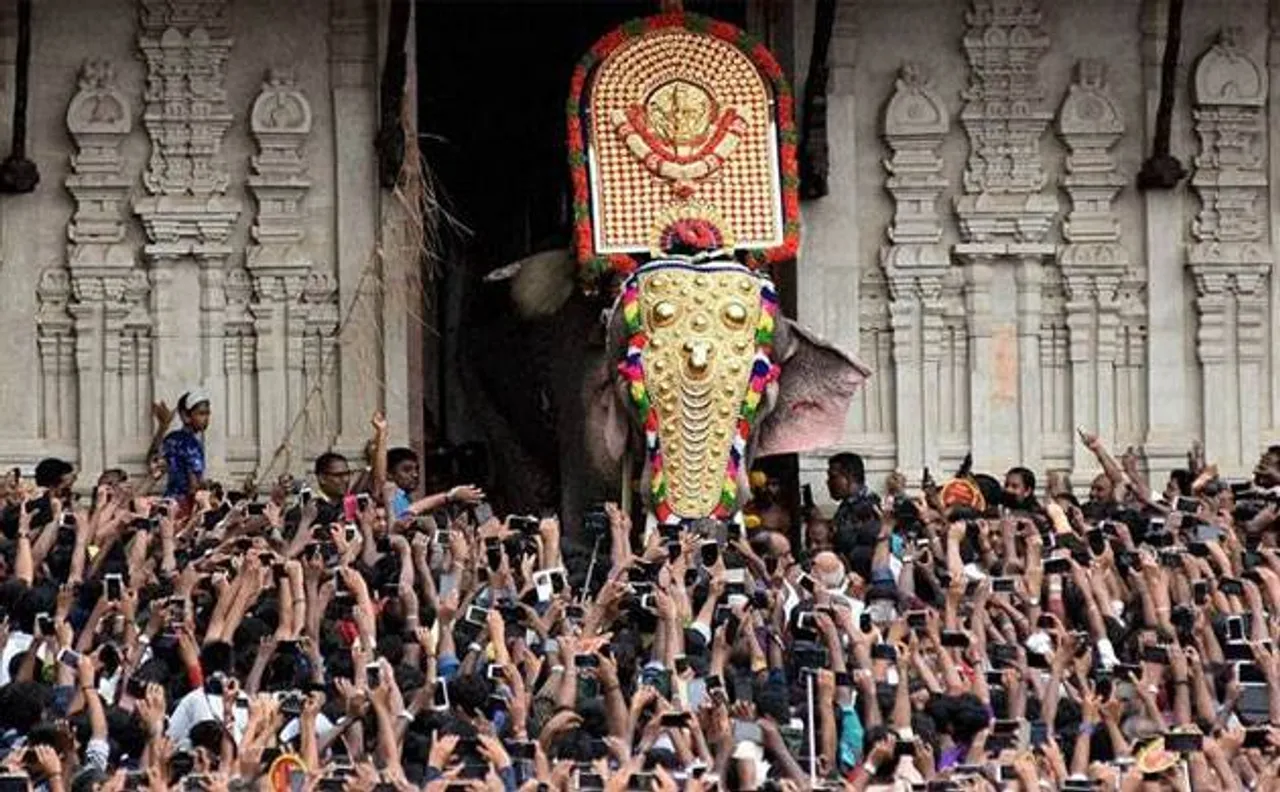 Thrissur Pooram 2017: Thousands celebrate festival as PETA raises issue of animalsâ€™ rights