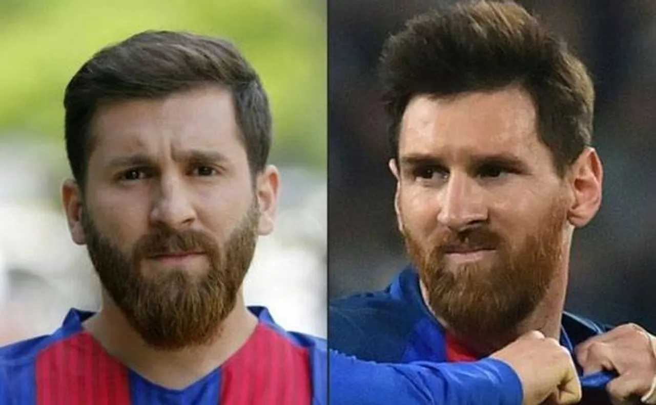 Lionel Messiâ€™s lookalike â€˜Messi-ingâ€™ around in Iran