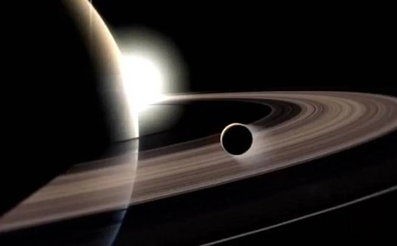 White clouds cover Saturn's moon Titan, NASA Cassini image reveals mesmerising view