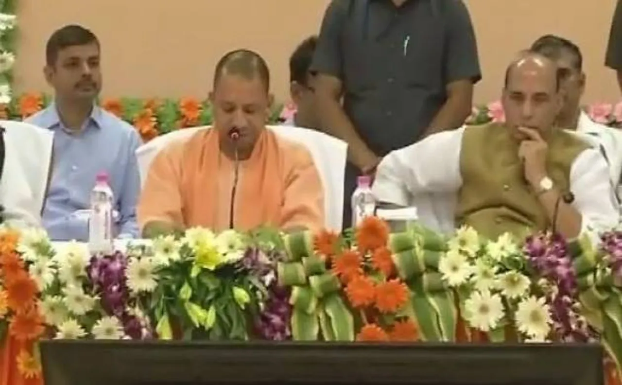 International Yoda Day event: Rajnath meets Adityanath, reviews preparations 