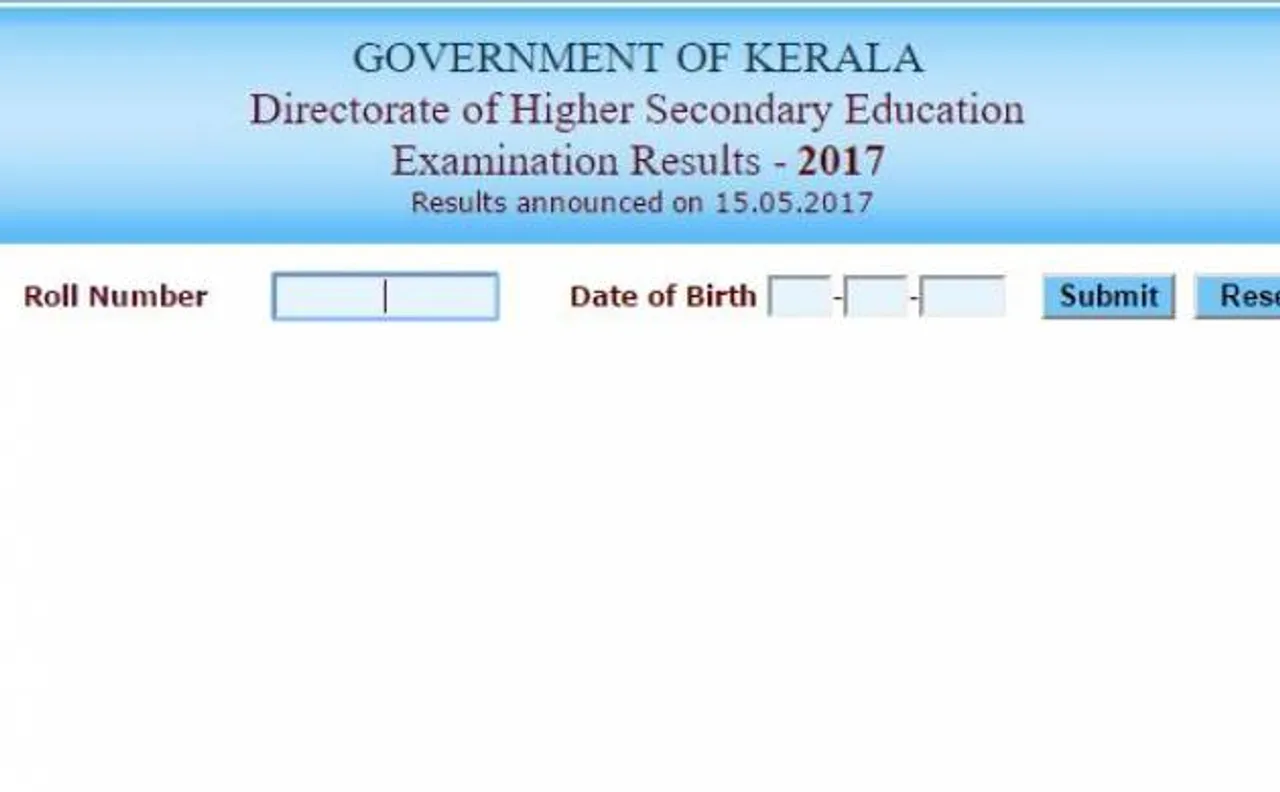 Kerala class 12th  HSC VSHE result 2017 announced  at official site; check your score card here