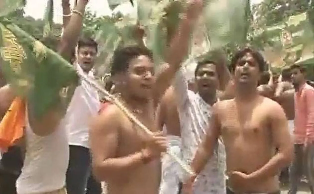 Lalu Yadav benami land deals: RJD workers protest against Sushil Modi outside BJP office, clashes break out