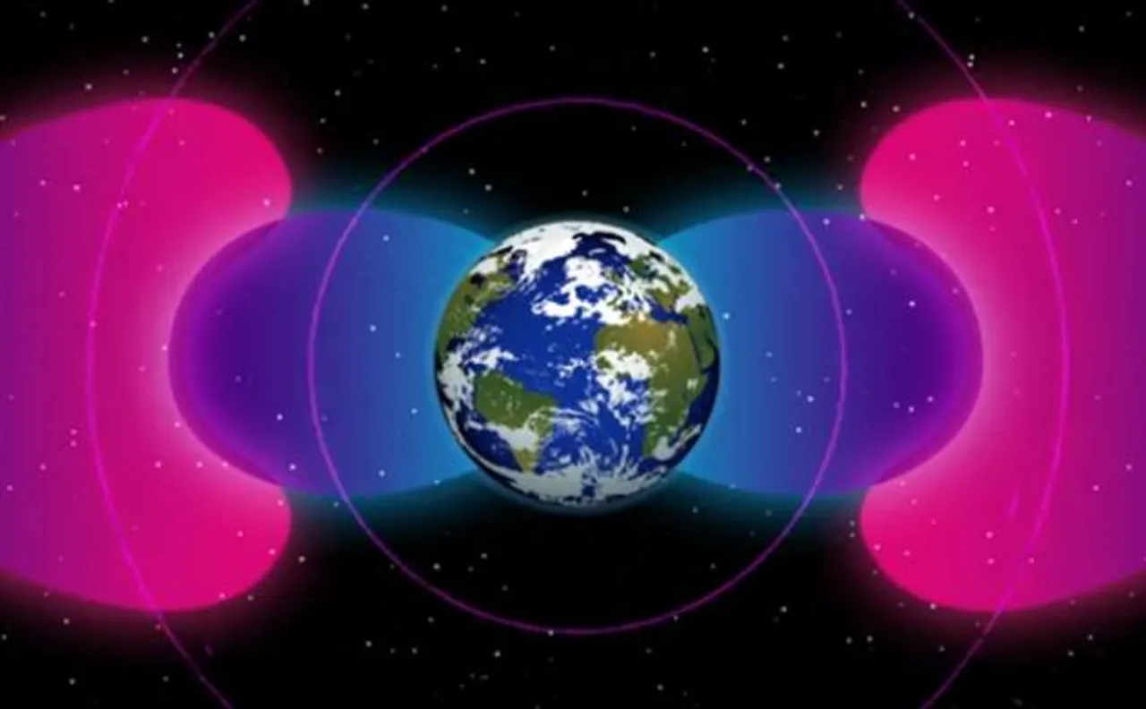 NASA's Van Allen probes spot huge man-made bubble shielding Earth from space radiation | Video
