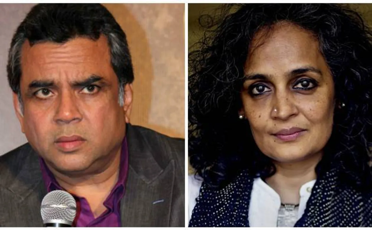 Paresh Rawal's controversial tweet on author Arundhati Roy missing?