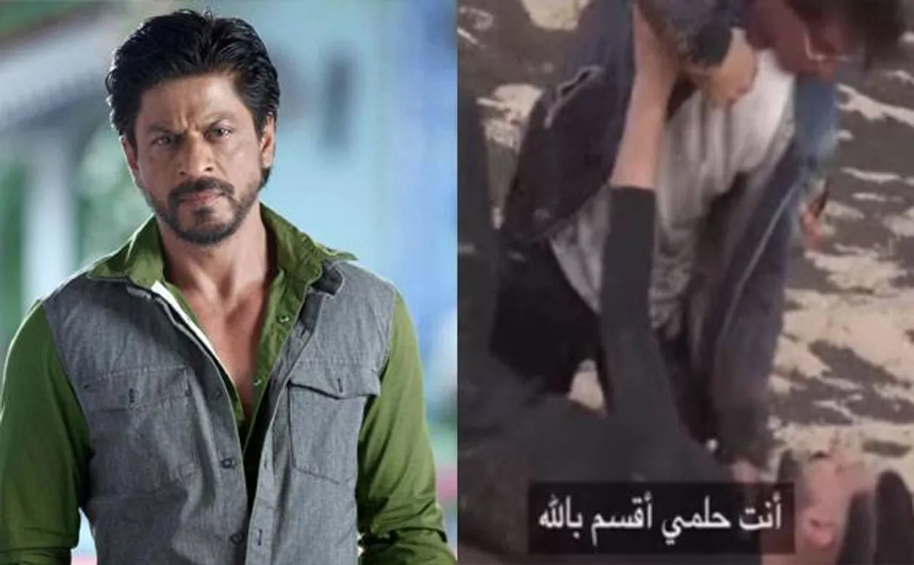 Watch: Shah Rukh Khan MANHANDLES Dubai TV show anchor