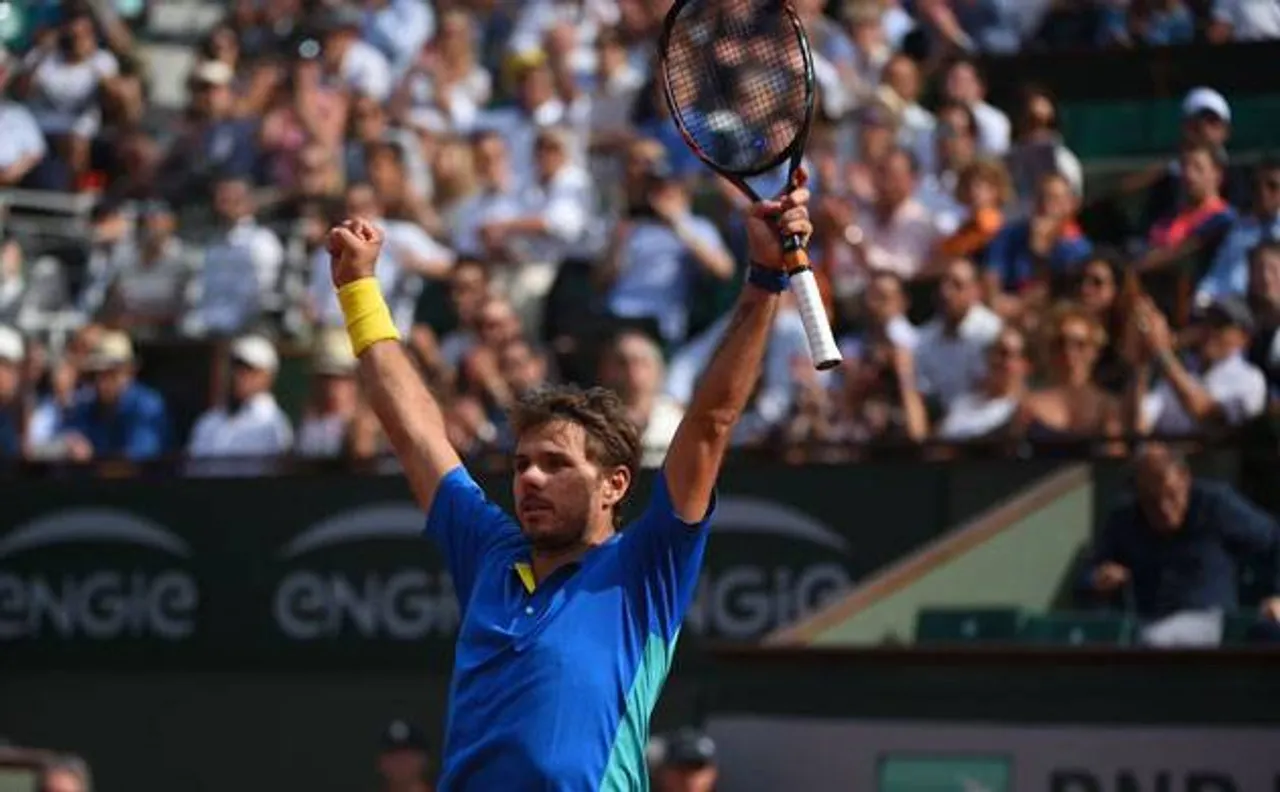 French Open 2017: Stanislas Wawrinka defeats Gael Monfils in straight sets to march into quarter finals