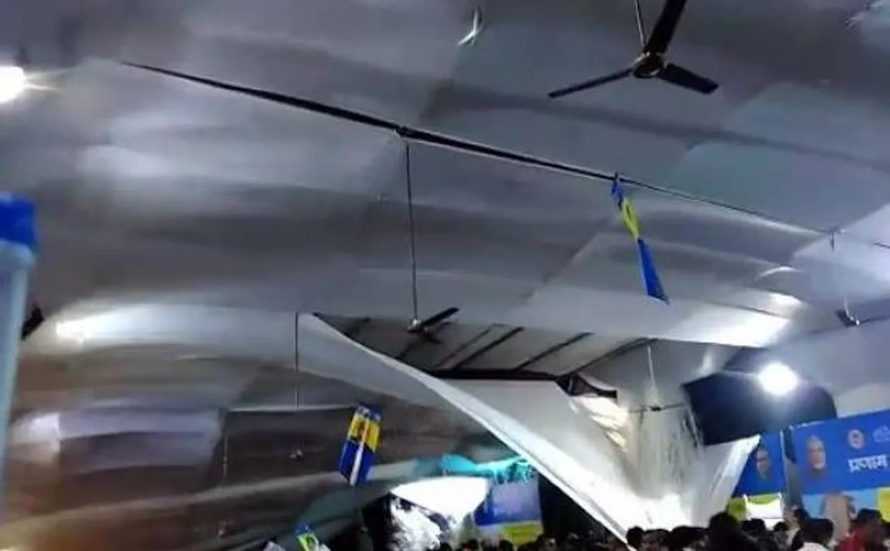 Indore: 23 injured as tent collapses with Shivraj Singh, Venkaiah Naidu on stage