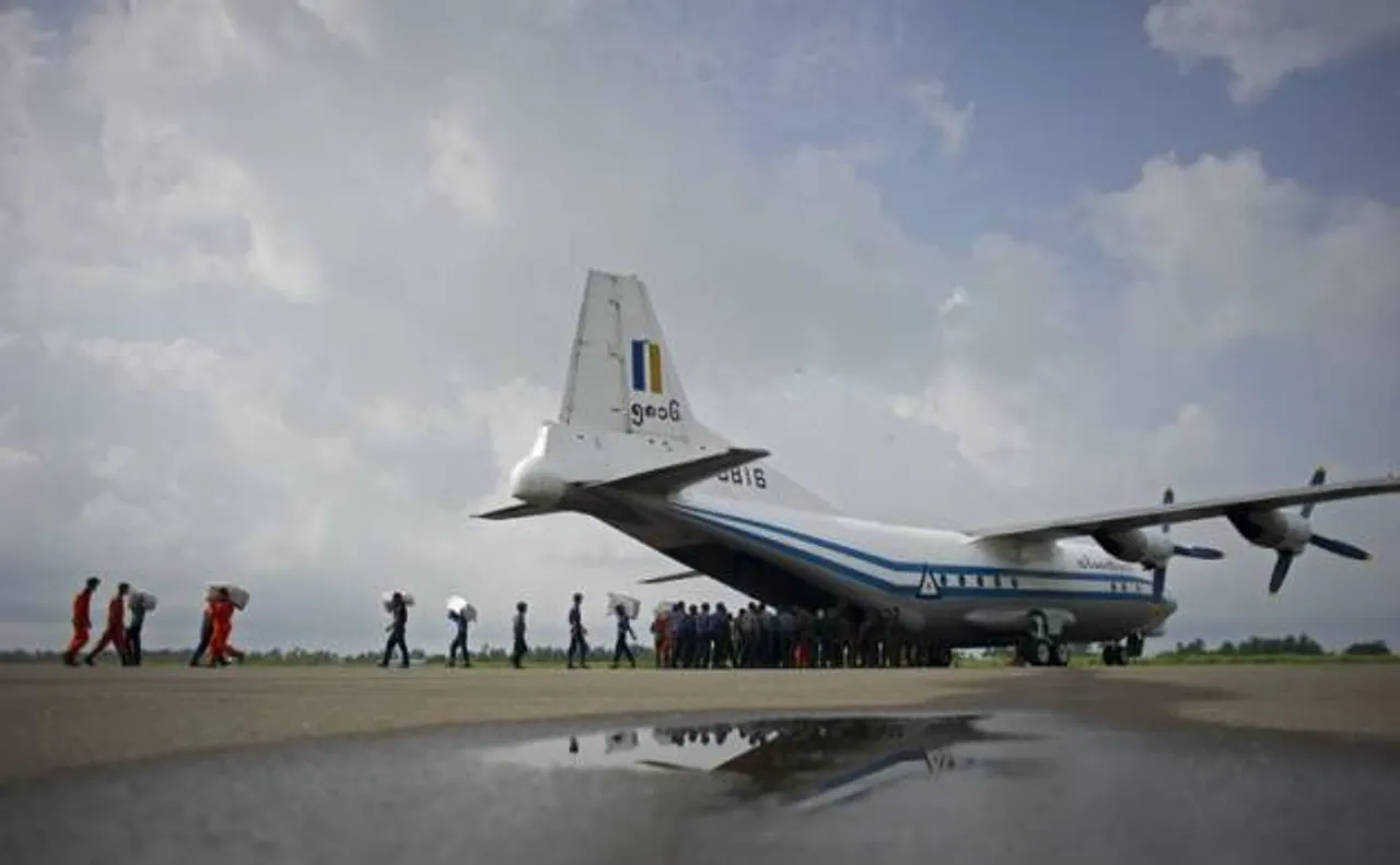 Myanmar military plane crash: Debris, some dead bodies recovered