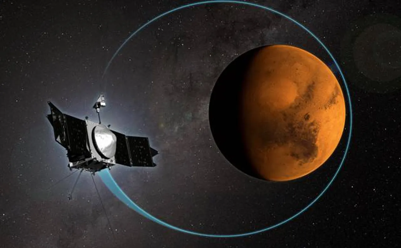 Understanding Mars climate: Sun stripped most of red planet's atmosphere to space, NASA's MAVEN spacecraft reveals how