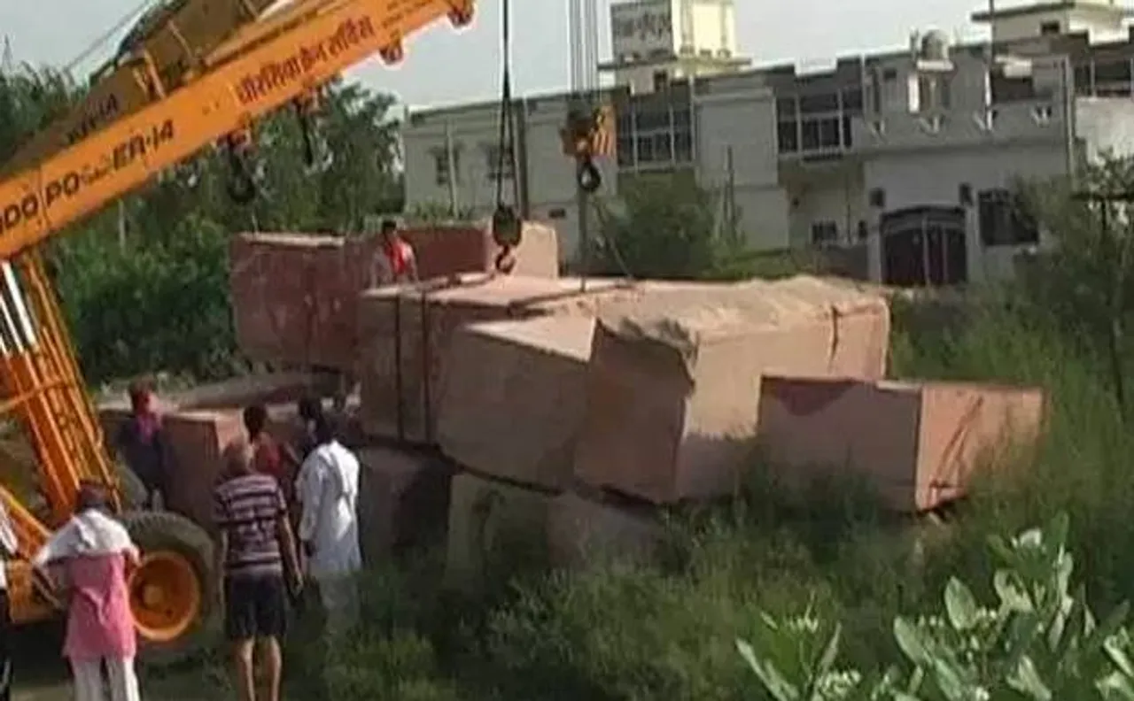 VHP starts stockpiling stones for Ram temple in Ayodhya, says construction to start within a year