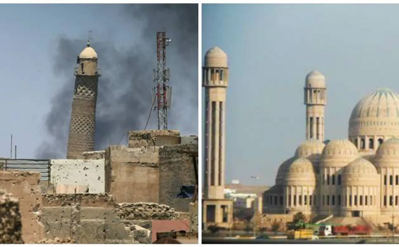  Islamic State blows up Mosulâ€™s iconic Al-Hadba minaret and Nuri mosque where Baghdadi declared himself â€˜caliphâ€™