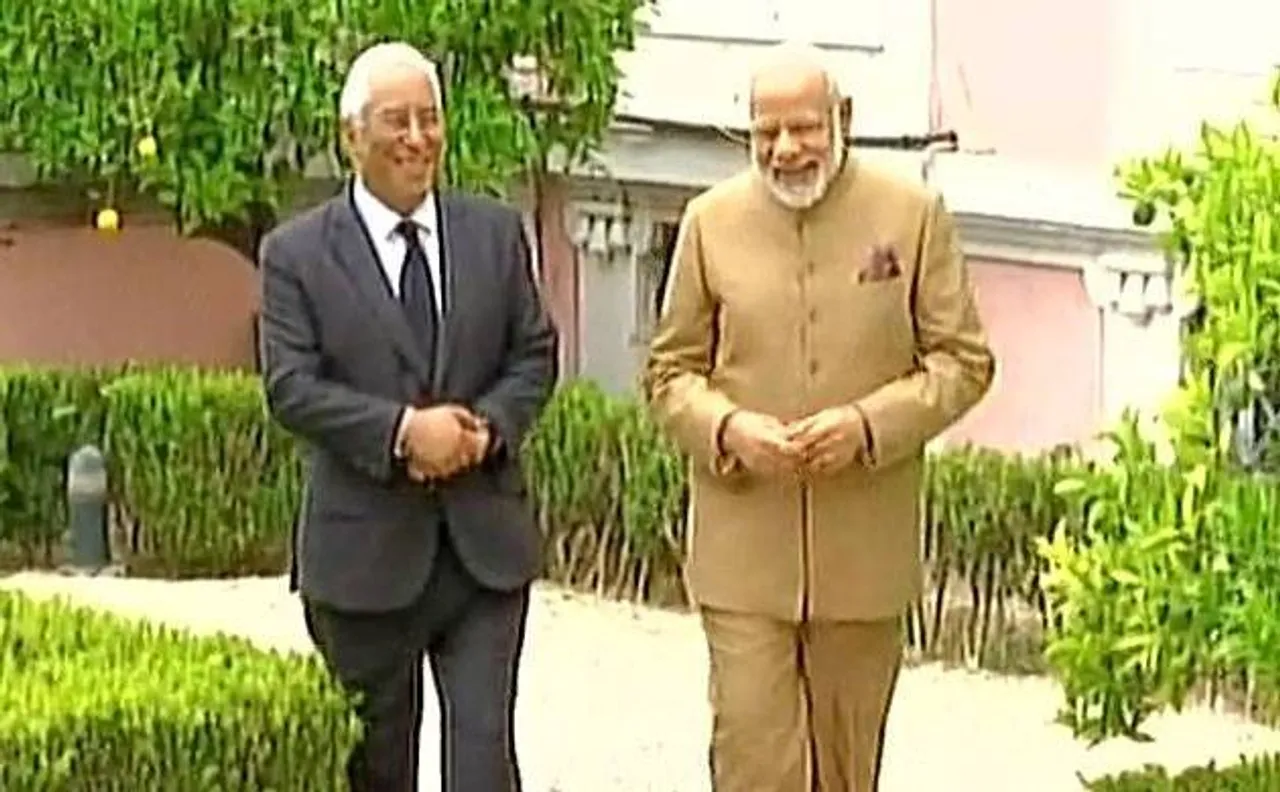 Portuguese PM Costa treats his counterpart Modi with special Gujarati veg lunch